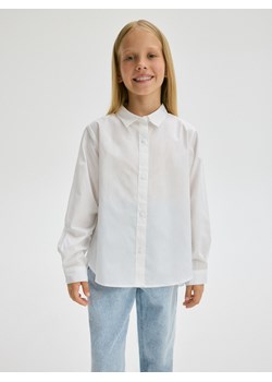 Reserved - Bawełniana koszula - biały ze sklepu Reserved w kategorii Koszule chłopięce - zdjęcie 184042759