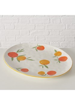 Boltze Półmisek &quot;Fruits&quot; w kolorze pomarańczowo-żółtym do serwowania - Ø 32 cm ze sklepu Limango Polska w kategorii Misy i tace dekoracyjne - zdjęcie 184042947