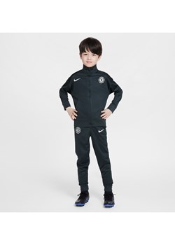 Dzianinowy dres piłkarski dla małych dzieci Nike Dri-FIT Chelsea F.C. Strike - Zieleń ze sklepu Nike poland w kategorii Dresy chłopięce - zdjęcie 184044176