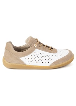 BAREFOOT Damskie minimalistyczne sneakersy 1769POL białe perforowane - id: 10858n - marki Olivier - 184044328 BAREFOOT Damskie minimalistyczne sneakersy 1769POL białe perforowane ze sklepu butyolivier w kategorii Półbuty damskie - zdjęcie 184044328