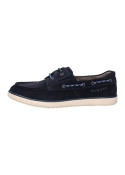 Buty Bugatti 321-ADE04-1400-4100 niebieskie ze sklepu ButyModne.pl w kategorii Mokasyny męskie - zdjęcie 184044436