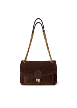 Torebka LAUREN RALPH LAUREN 431974554002 Brązowy ze sklepu eobuwie.pl w kategorii Kopertówki - zdjęcie 184044717