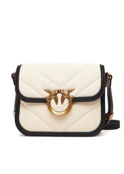 Torebka PINKO Love Box Bag Fl Mini PE 25 PLTT 104297 A2C7 Beżowy ze sklepu eobuwie.pl w kategorii Listonoszki - zdjęcie 184044726