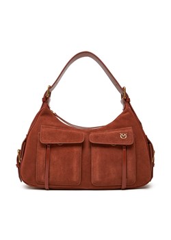 Torebka PINKO Cargo Bag Maxi PE 25 PLTT 104507 A29N Brązowy ze sklepu eobuwie.pl w kategorii Torebki damskie - zdjęcie 184044729