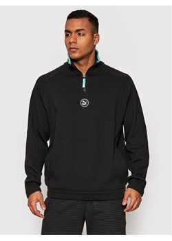 Puma Bluza Half-Zip 533619 Czarny Regular Fit ze sklepu MODIVO w kategorii Bluzy męskie - zdjęcie 184045555