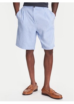 United Colors Of Benetton Szorty materiałowe 43B3U9010 Niebieski Regular Fit ze sklepu MODIVO w kategorii Spodenki męskie - zdjęcie 184045616