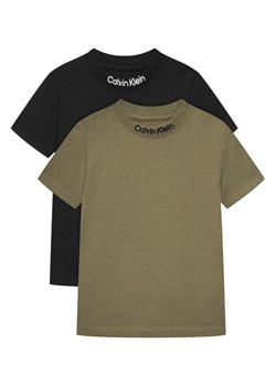 Calvin Klein Jeans Komplet 2 t-shirtów Embro Logo IB0IB02529 D Kolorowy Regular Fit ze sklepu MODIVO w kategorii T-shirty chłopięce - zdjęcie 184045637