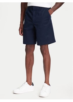Calvin Klein Jeans Szorty materiałowe LV040EM618 Granatowy Regular Fit ze sklepu MODIVO w kategorii Spodenki męskie - zdjęcie 184045639