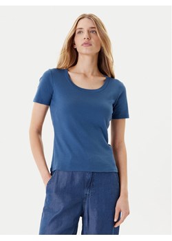 United Colors Of Benetton T-Shirt 3GA2D1066 Granatowy Slim Fit ze sklepu MODIVO w kategorii Bluzki damskie - zdjęcie 184045668