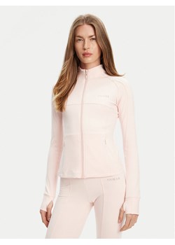Guess Bluza V5RP17 KCD02 Różowy Regular Fit ze sklepu MODIVO w kategorii Bluzy damskie - zdjęcie 184045827