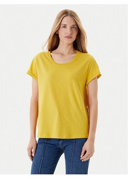 United Colors Of Benetton T-Shirt 3BVXD109F Żółty Regular Fit ze sklepu MODIVO w kategorii Bluzki damskie - zdjęcie 184045859