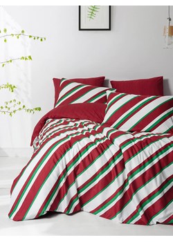 Colourful Cotton Komplet pościeli renforcé &quot;Merry&quot; w kolorze czerwono-zielono-białym ze sklepu Limango Polska w kategorii Pościele - zdjęcie 184047765