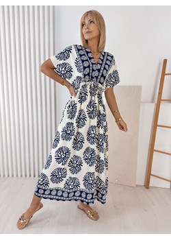 sukienka shayra granatowa xl/xxl ze sklepu UBRA w kategorii Sukienki - zdjęcie 184048209