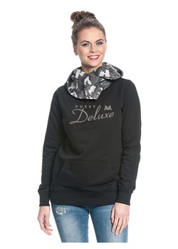 Pussy Deluxe Bluza w kolorze czarnym ze sklepu Limango Polska w kategorii Bluzy damskie - zdjęcie 184048499