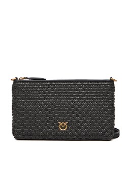 Torebka PINKO Flat Horizontal Mini PE 25 PCPL 104277 A2CF Czarny ze sklepu eobuwie.pl w kategorii Listonoszki - zdjęcie 184048635
