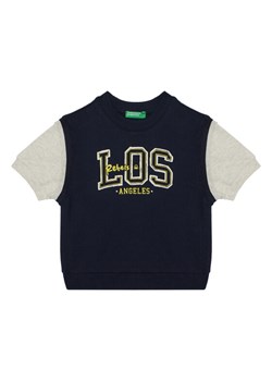 United Colors Of Benetton Sweter 3BC1G10IN Granatowy Regular Fit ze sklepu MODIVO w kategorii Swetry chłopięce - zdjęcie 184048918