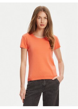 United Colors Of Benetton T-Shirt 1091D1M10 Pomarańczowy Regular Fit ze sklepu MODIVO w kategorii Bluzki damskie - zdjęcie 184048945