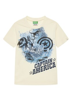 United Colors Of Benetton T-Shirt 35RYC10N9 Beżowy Regular Fit ze sklepu MODIVO w kategorii T-shirty chłopięce - zdjęcie 184048948