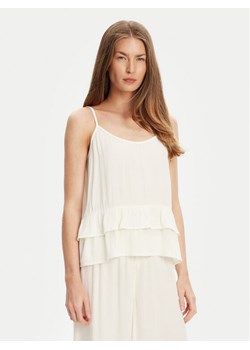 United Colors Of Benetton Top 4VW95H00B Écru Relaxed Fit ze sklepu MODIVO w kategorii Bluzki damskie - zdjęcie 184048957