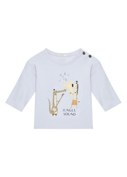 United Colors Of Benetton Bluzka 3I9WA105Q Niebieski Regular Fit ze sklepu MODIVO w kategorii Kaftaniki i bluzki - zdjęcie 184048958