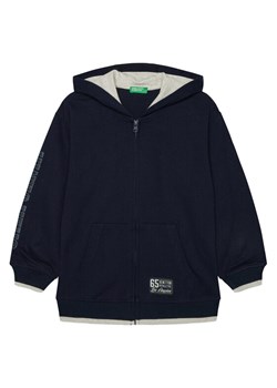 United Colors Of Benetton Bluza 3BC1C504U Granatowy Relaxed Fit ze sklepu MODIVO w kategorii Bluzy chłopięce - zdjęcie 184048989