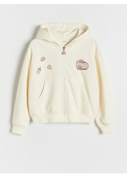 Reserved - Bluza Pusheen - kremowy - id: 564DB-02X - marki Reserved - 184050588 Reserved - Bluza Pusheen - kremowy ze sklepu Reserved w kategorii Bluzy dziewczęce - zdjęcie 184050588
