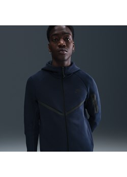 Męska bluza z kapturem i zamkiem na całej długości Windrunner Nike Tech - Niebieski ze sklepu Nike poland w kategorii Bluzy męskie - zdjęcie 184052235