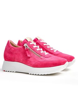LLOYD Skórzane sneakersy w kolorze różowym ze sklepu Limango Polska w kategorii Buty sportowe damskie - zdjęcie 184052467