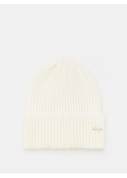 Mohito - Czapka beanie z ozdobnym wykończeniem - kremowy ze sklepu Mohito w kategorii Czapki zimowe damskie - zdjęcie 184053425