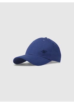 Czapka z daszkiem uniseks 4F 4FWSS25ACABU367 - granatowa ze sklepu Sportstylestory.com w kategorii Czapki z daszkiem męskie - zdjęcie 184054857