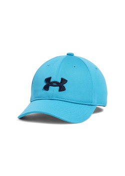 Chłopięca czapka z daszkiem Under Armour Boy's UA Blitzing Adj - niebieska ze sklepu Sportstylestory.com w kategorii Czapki dziecięce - zdjęcie 184054905