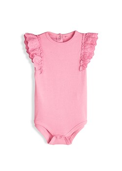 GATE Prążkowane body z marszczeniami 0/3M ze sklepu gateshop w kategorii Odzież dla niemowląt - zdjęcie 184055058