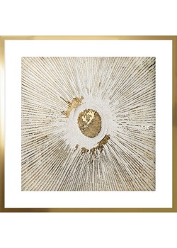 Ars Longa Druk artystyczny &quot;Golden line circle&quot; w ramce - 70 x 70 cm ze sklepu Limango Polska w kategorii Obrazy - zdjęcie 184056627