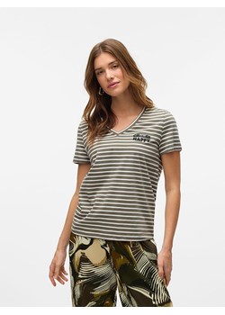 Vero Moda Koszulka w kolorze khaki ze sklepu Limango Polska w kategorii Bluzki damskie - zdjęcie 184056829