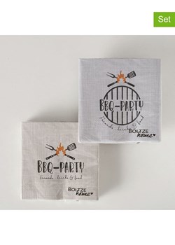 Boltze Serwetki (40 szt.) &quot;BBQ&quot; w kolorze szaro-beżowym ze sklepu Limango Polska w kategorii Akcesoria kuchenne - zdjęcie 184057039