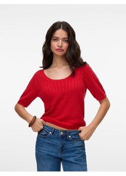 Vero Moda Koszulka w kolorze czerwonym ze sklepu Limango Polska w kategorii Bluzki damskie - zdjęcie 184057085