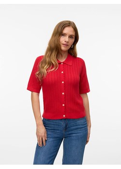 Vero Moda Kardigan w kolorze czerwonym ze sklepu Limango Polska w kategorii Swetry damskie - zdjęcie 184057097