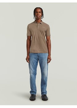 G-Star Koszulka polo w kolorze jasnobrązowym ze sklepu Limango Polska w kategorii T-shirty męskie - zdjęcie 184057329