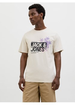 Jack &amp; Jones Koszulka &quot;Jaxon&quot; w kolorze beżowym ze sklepu Limango Polska w kategorii T-shirty męskie - zdjęcie 184057445