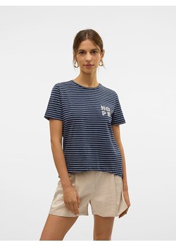 Vero Moda Koszulka &quot;Simone&quot; w kolorze granatowym ze sklepu Limango Polska w kategorii Bluzki damskie - zdjęcie 184057498