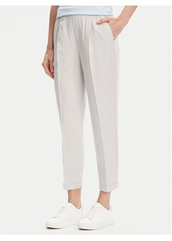 United Colors Of Benetton Spodnie materiałowe 4Y09DF079 Szary Regular Fit ze sklepu MODIVO w kategorii Spodnie damskie - zdjęcie 184057997