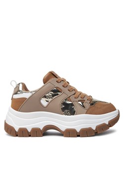 Guess Sneakersy Brayjen2 FLFBRA FAL12 Brązowy ze sklepu MODIVO w kategorii Buty sportowe damskie - zdjęcie 184058005