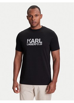 KARL LAGERFELD T-Shirt 755087 553235 Czarny Regular Fit ze sklepu MODIVO w kategorii T-shirty męskie - zdjęcie 184058009