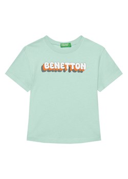 United Colors Of Benetton T-Shirt 3I1XG10HT Zielony Regular Fit ze sklepu MODIVO w kategorii T-shirty chłopięce - zdjęcie 184058016