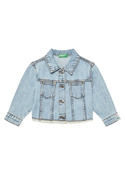 United Colors Of Benetton Kurtka jeansowa 2UTPGN03N Niebieski Regular Fit ze sklepu MODIVO w kategorii Kurtki dziewczęce - zdjęcie 184058026