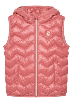 United Colors Of Benetton Kamizelka 21INCJ00Q Różowy Regular Fit ze sklepu MODIVO w kategorii Kamizelki dziewczęce - zdjęcie 184058029