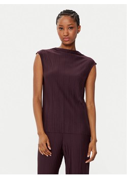 Gina Tricot Bluzka 23481 Bordowy Regular Fit ze sklepu MODIVO w kategorii Bluzki damskie - zdjęcie 184058116