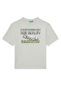 United Colors Of Benetton T-Shirt 35RYC10NC Szary Regular Fit ze sklepu MODIVO w kategorii T-shirty chłopięce - zdjęcie 184058155