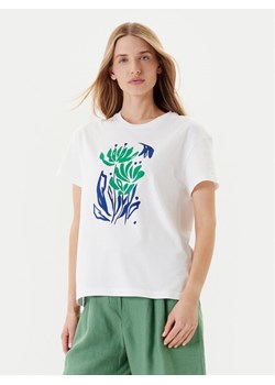 United Colors Of Benetton T-Shirt 3BL0D10AK Biały Regular Fit ze sklepu MODIVO w kategorii Bluzki damskie - zdjęcie 184058158