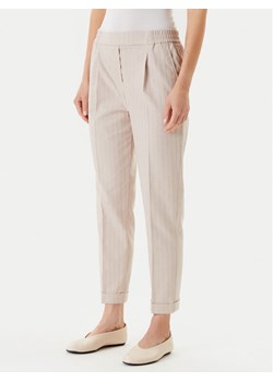 United Colors Of Benetton Chinosy 49KBDF090 Granatowy Slim Fit ze sklepu MODIVO w kategorii Spodnie damskie - zdjęcie 184058189